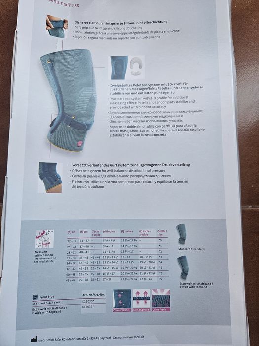 Продавам ортопедична наколенка Genumedi PSS