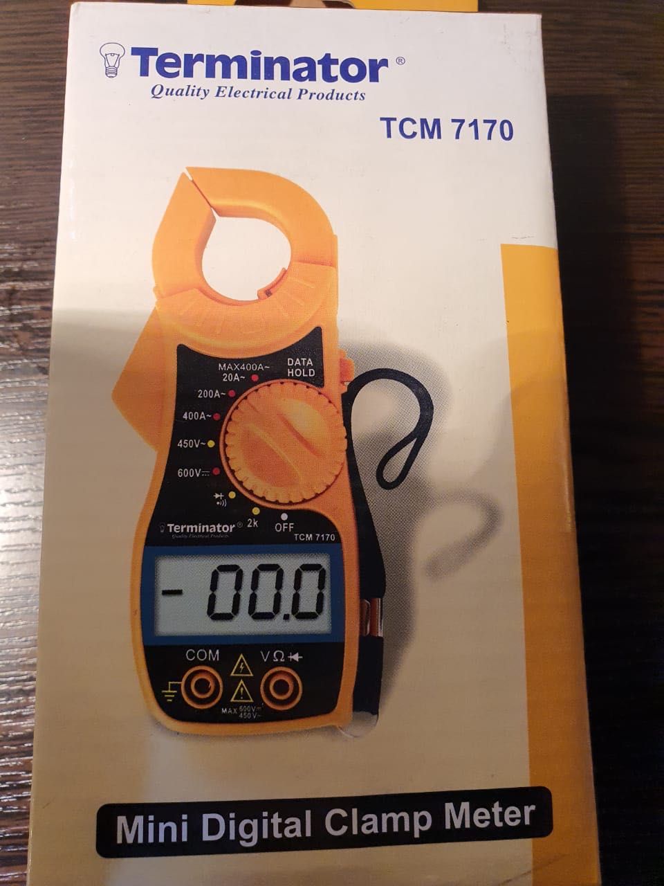 Маленькие мини цифровые клещи серии Terminator TCM 7170 с щупами