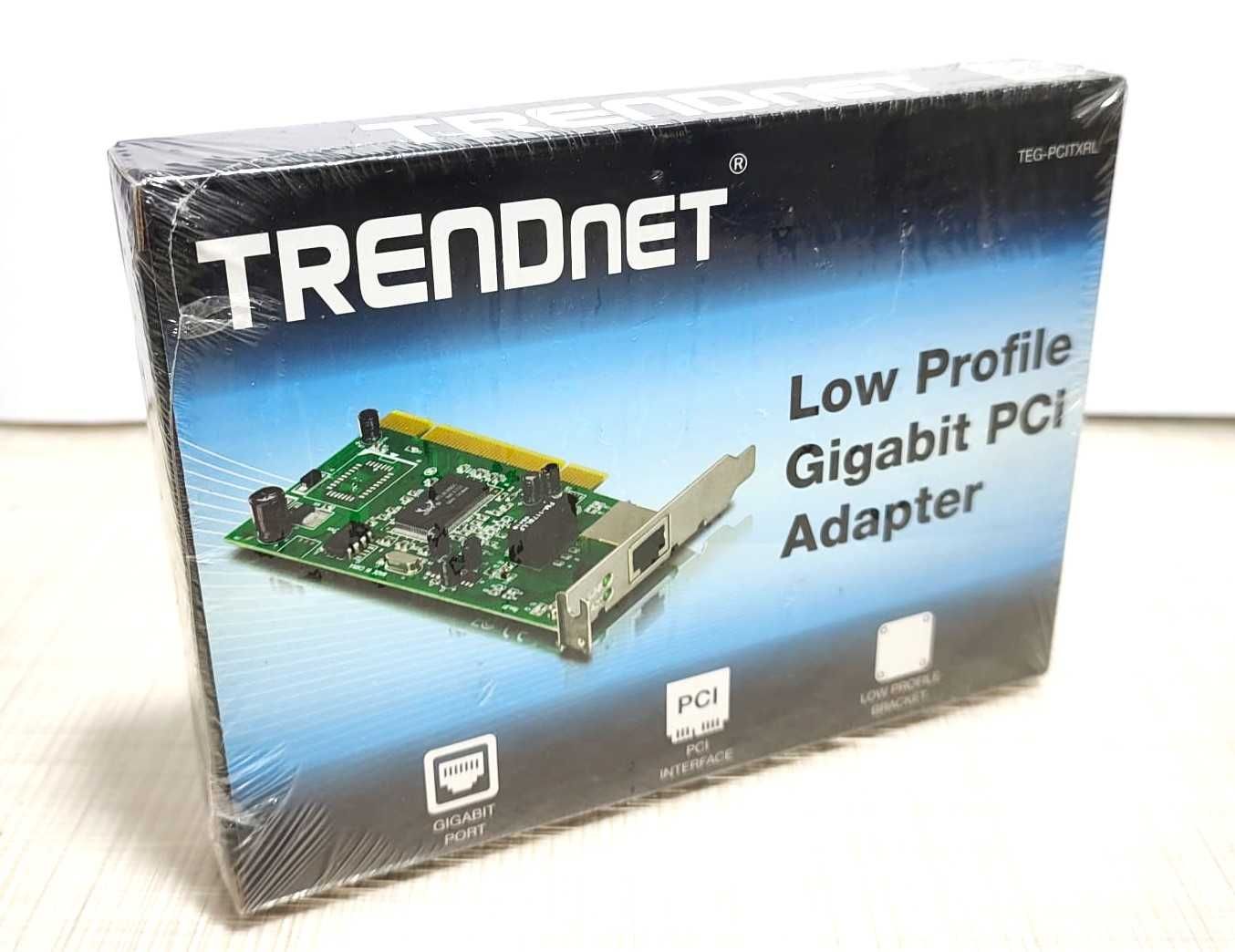 Placă de Retea Gigabit (Adaptor PCI) - TRENDnet TEG-PCITXRL H/W: 3 1R