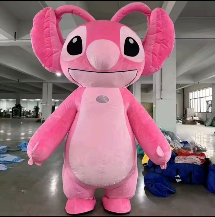 Mascota Stitch si Angel giganta gonflabila 2.6 metri pentru evenimente