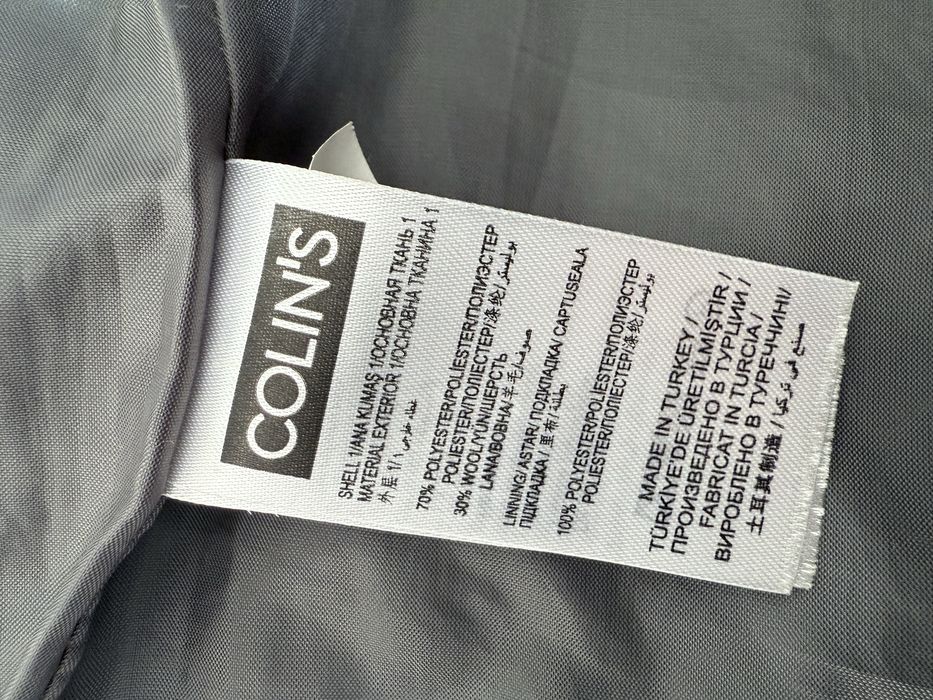 Palton lung oversize gri – Colin’s (mărimea XS, potrivit până la L)