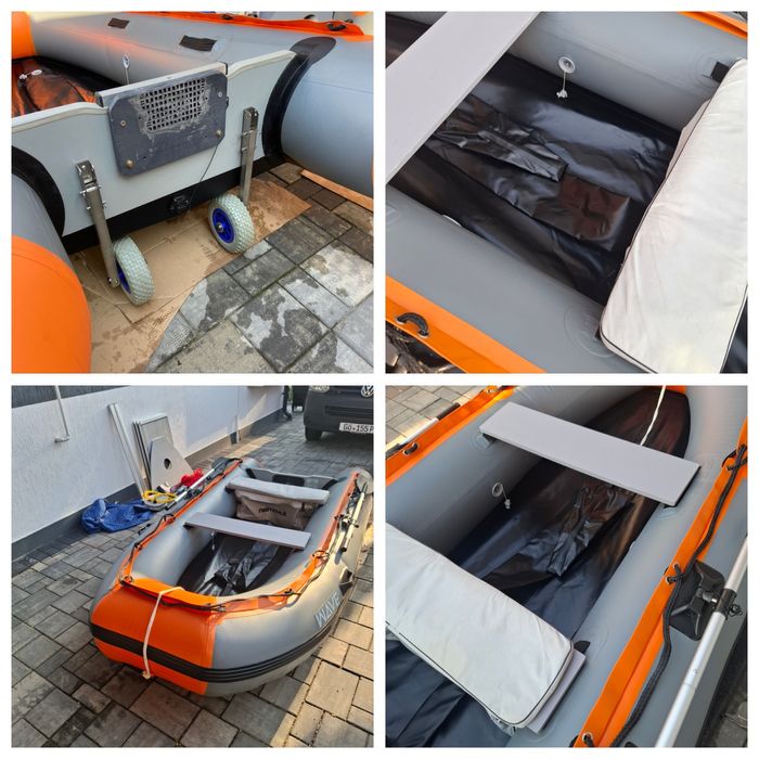 Barca gonflabila 3.20m noua/motor 9.9cai/ motor electric62lb