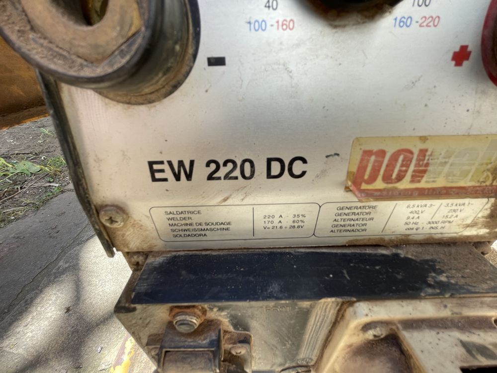 Generator trifazic cu aparat sudura WGT 220 DC