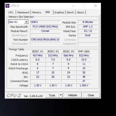 Memorie DDR3 Corsair Dominator 16GB 1866