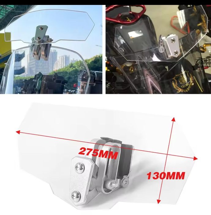 Deflector / inaltator parbriz moto universal