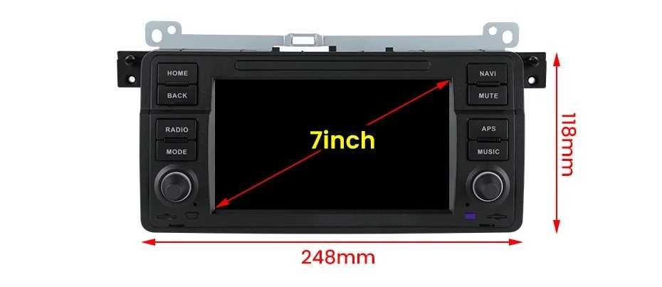 Navigatie Android BMW E46 2gb GPS WIFI CARPLAY