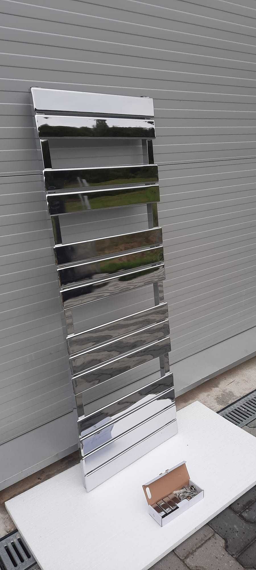 Calorifer Nadir, Crom, radiator Portprosop din otel, 140 cm, NOU