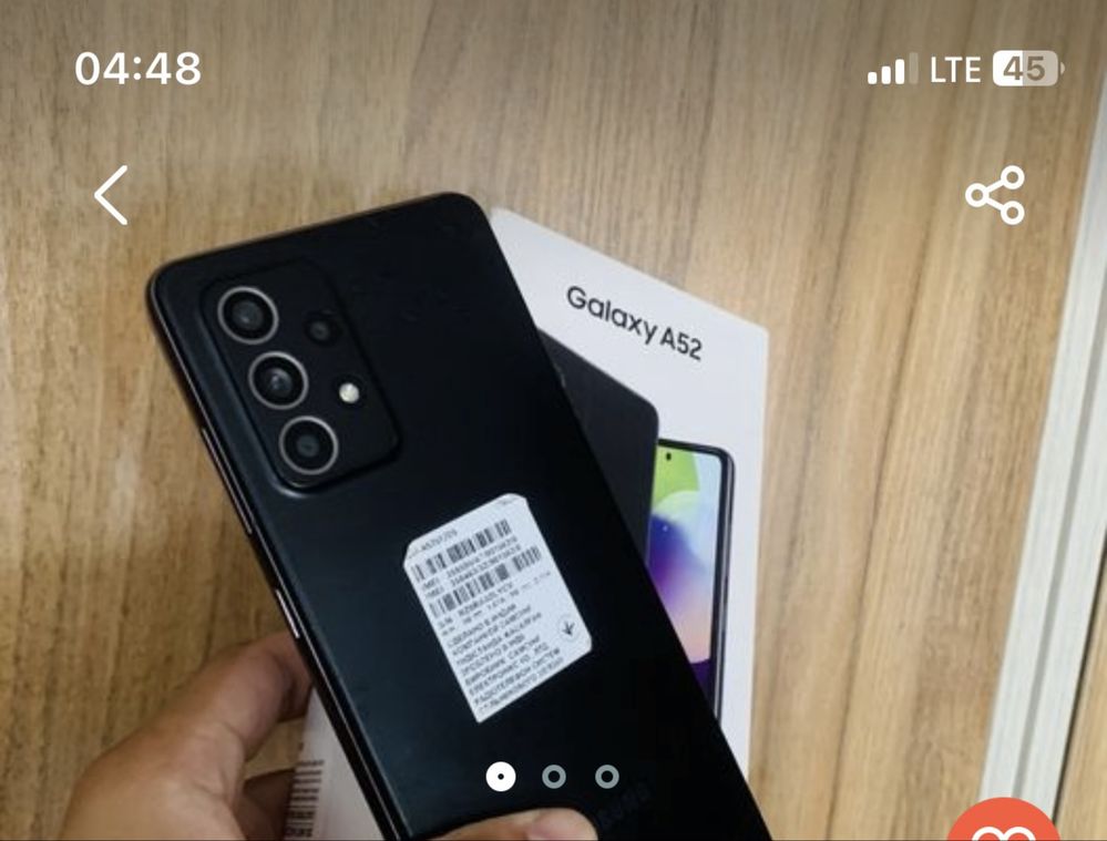 Samsung A 52 garantyasi blan