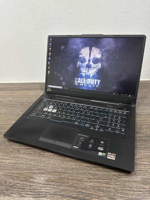 мощный 12-яденый ноутбук Asus Tuf Gaming F17, 1650 Ti 4Gb