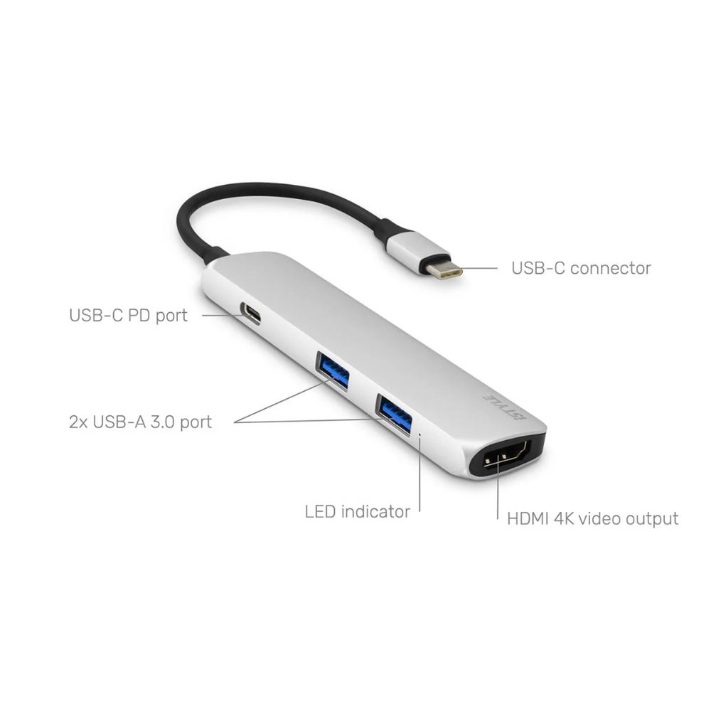 iStyle usb c hub 4k hdmi с power delivery