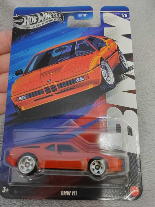 Hot Wheels Set 5 x BMW Silver Series