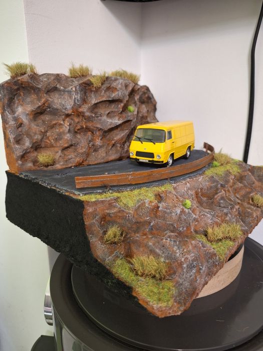 Diorama Auto Rocar Tv scara 1.43