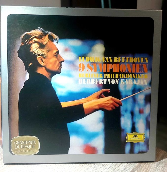 Beethoven - 9 Simfonii (8 LP) Karajan, DG - Box set (Stare VG+)