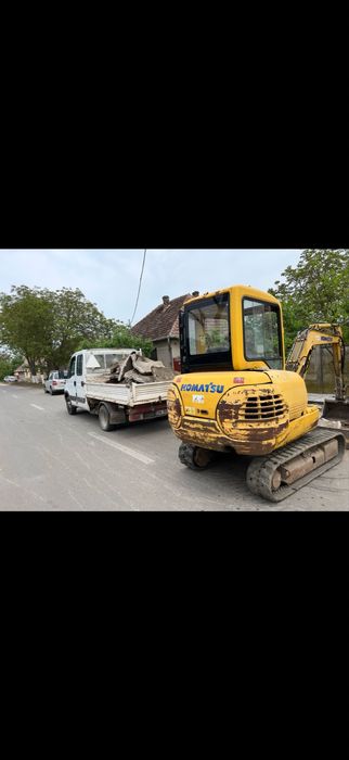 Mini incarcator bobcat 3,5 tone , mini excavator 4 tone de inchiriat