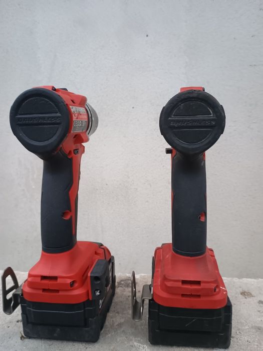 Set milwaukee filetanta și impact pt biti + 2 baterii