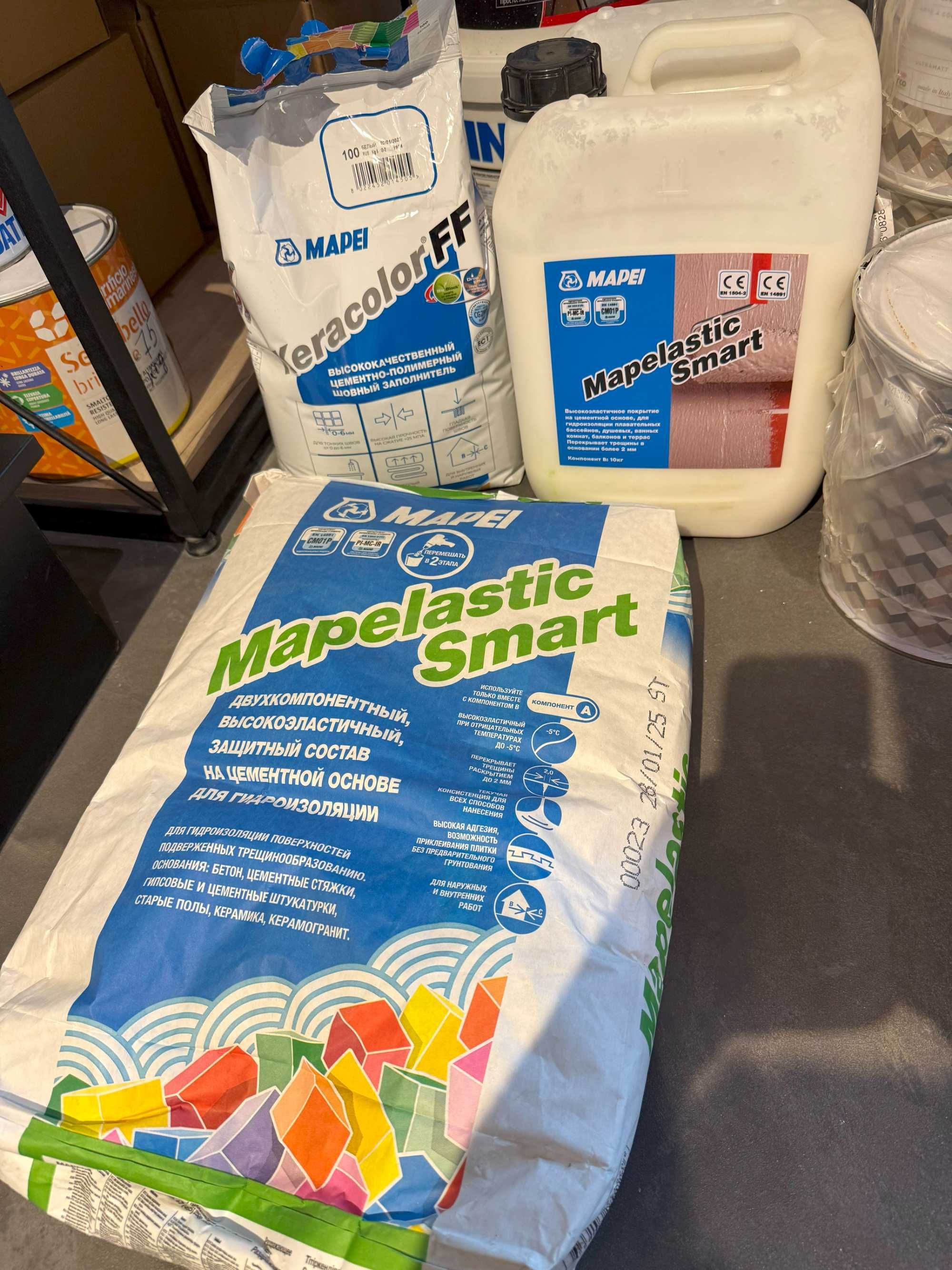 Продукция для ремонта и строительства МАПЕИ Mapei Италия
