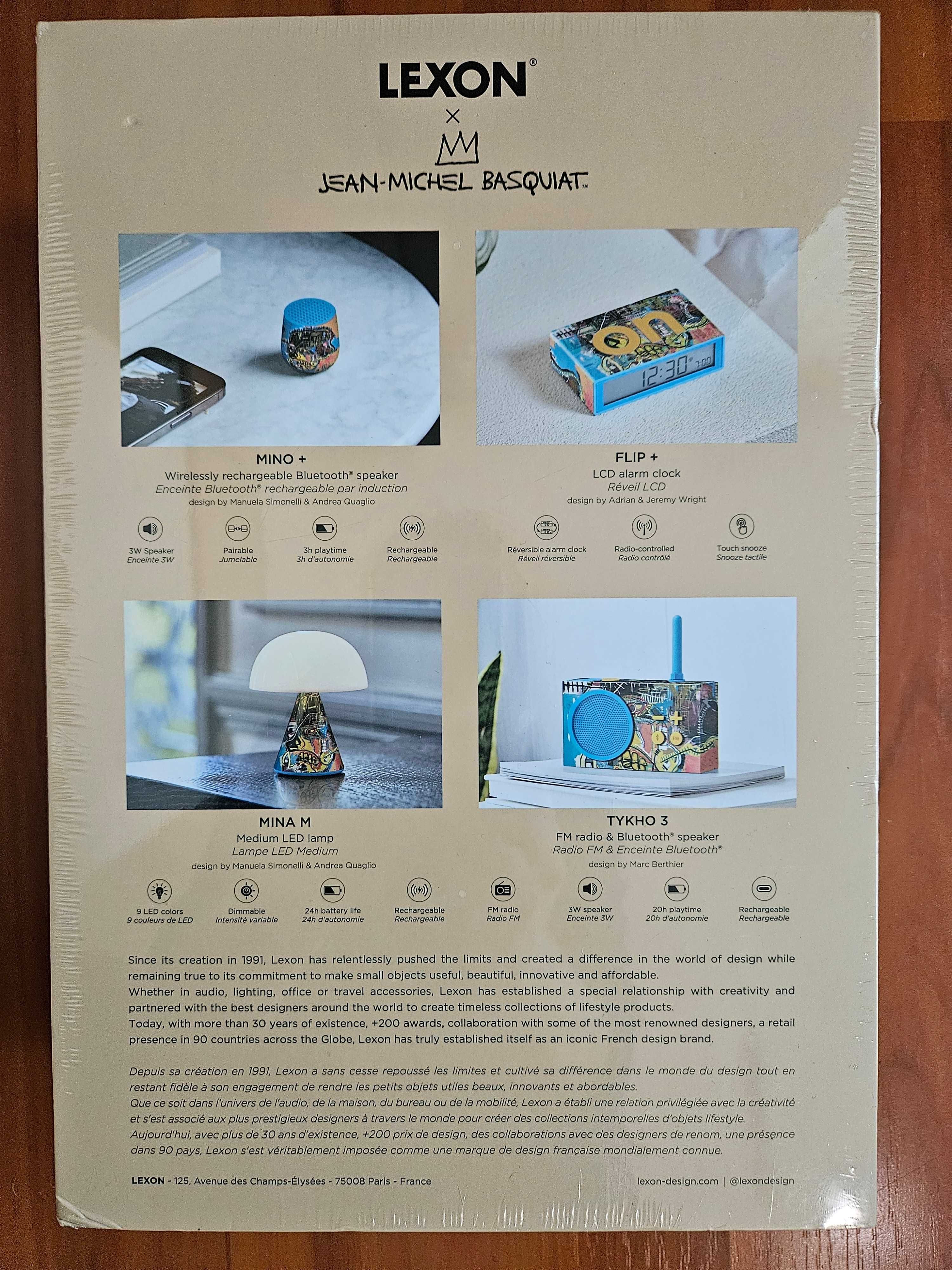 Подаръчен комплект Lexon x Jean-Michel Basquiat, Skull