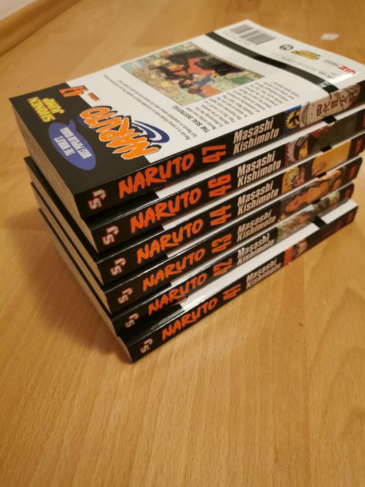 Vând manga Naruto 6 volume
