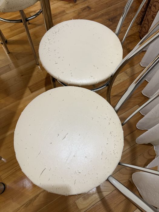 Masa living / bucatarie / curte cu 6 scaune