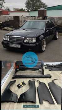 W124 E500 Волчек,бампер, порог, туманник,фара, спойлер,крыло,листва