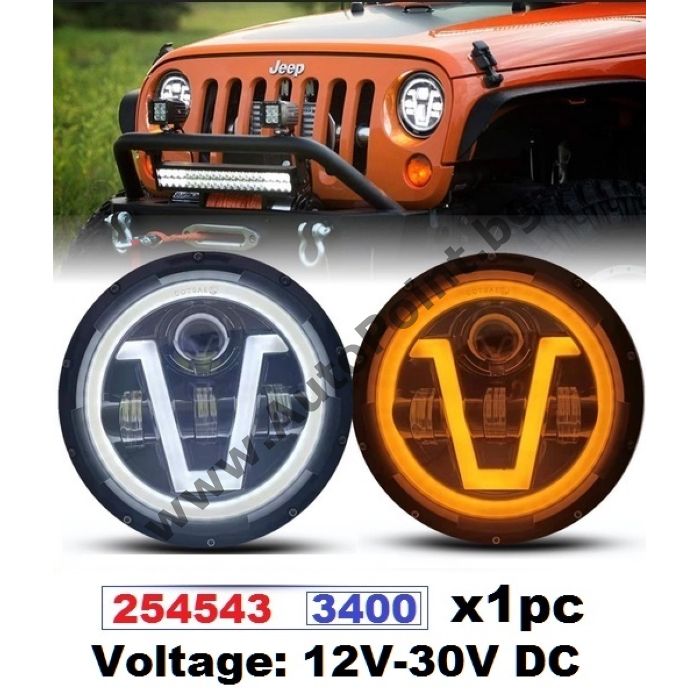 Led Фар джип, мотор 40w 1бр 254543