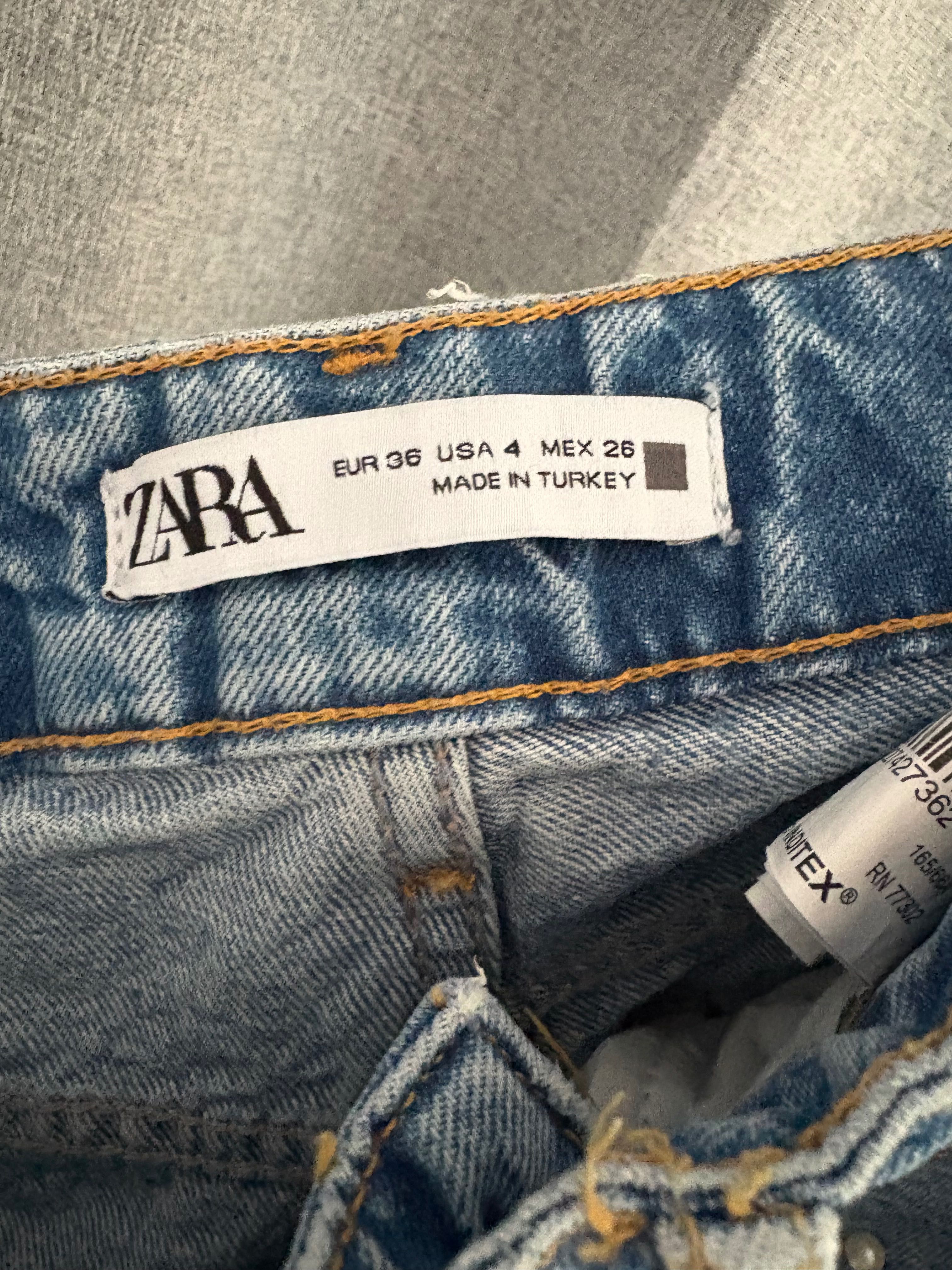 Дънки с перли Zara, размер 36