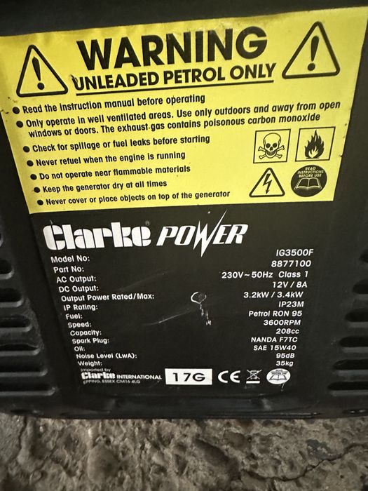 Camping generator inverter 3kw