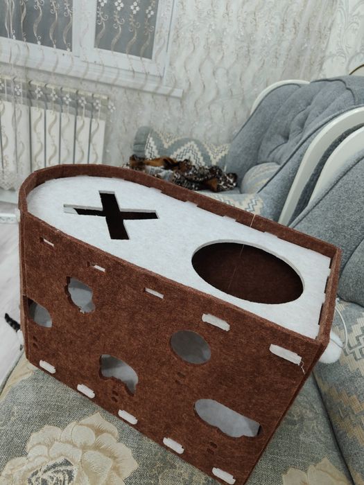 Когтеточка домик для кошек