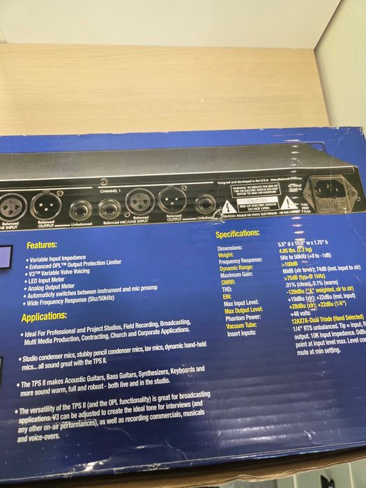 Statie audio Tube Preamplifier System 2 la cutie! (Ag27 Gara2 b.46456)