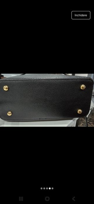 Geanta C iel Piele naturala