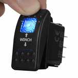 Копче Бутон За Вграждане Лебедка Макара Повдигач 12-24V Надпис WINCH