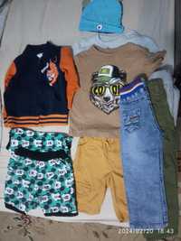 Одежда для мальчика , пакет вещей , футболки, джинсы