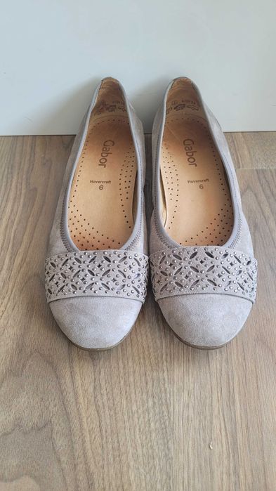 Gabor женски обувки от истински велур 38 р Германия