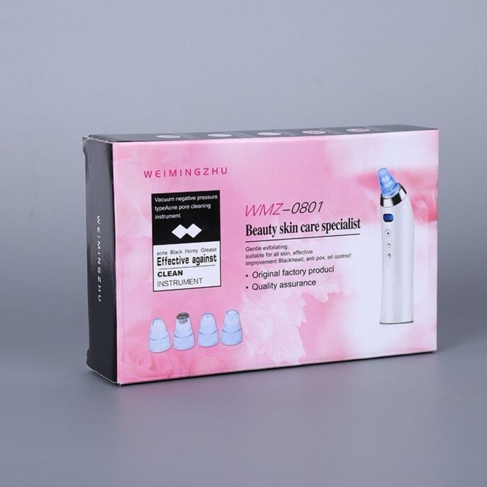 Уред за почистване на пори и черни точки с вакуум, 4 приставки