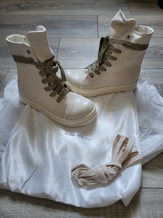 Rick owens ramones high 36 femei alb