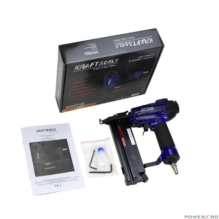 Capsator pneumatic pentru capse si cuie tip T, Kraft