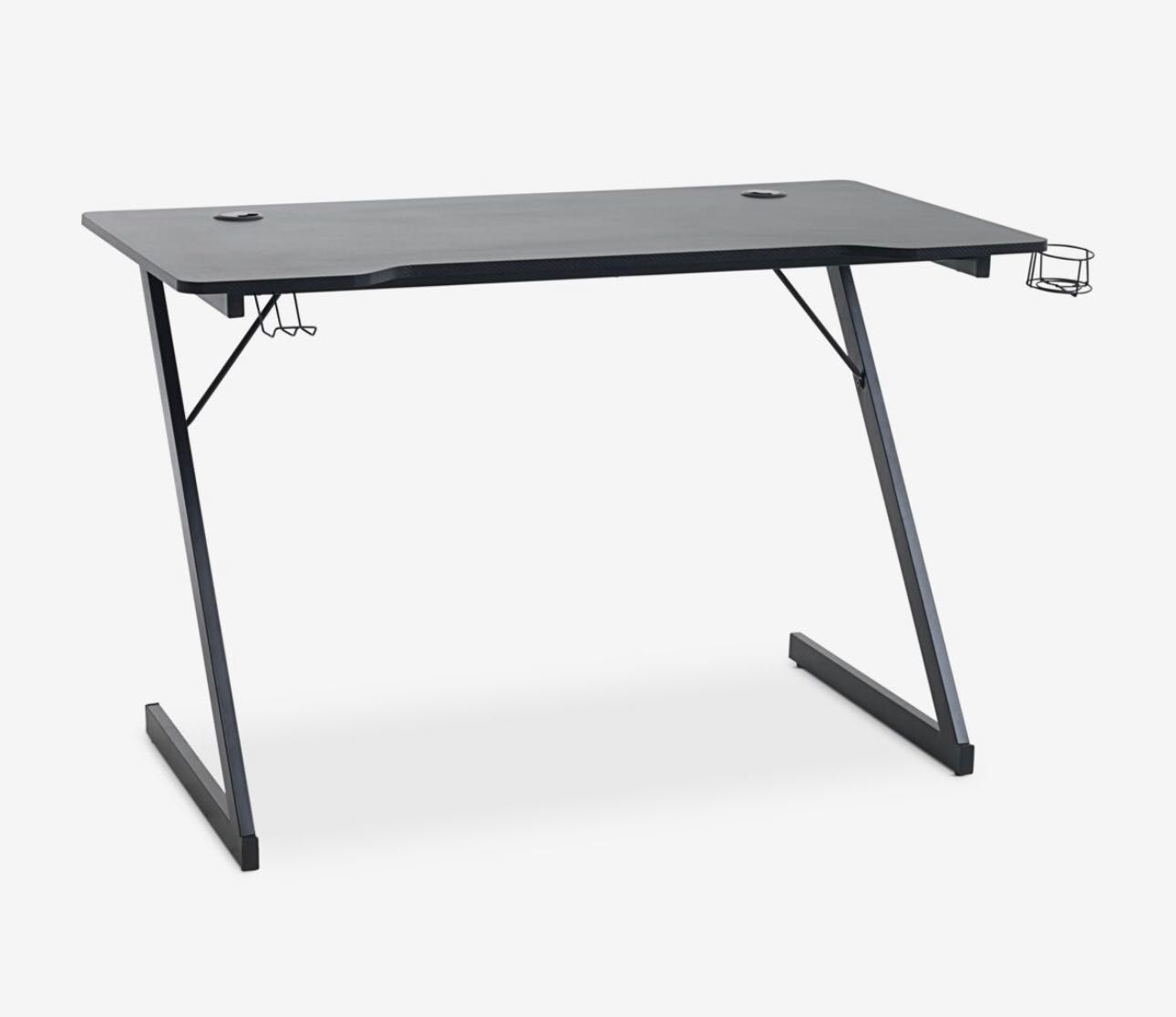 Birou gaming HALSTED 60x120 negru
