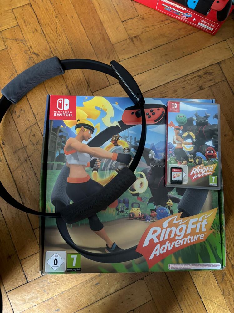 Nintendo Switch + Ring fit + Jocuri + Micro SSD 128gb + Accesorii
