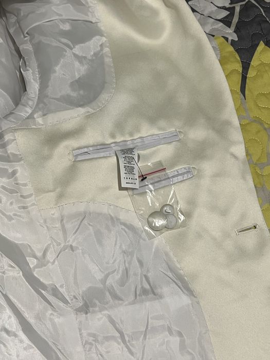 Sacou Topman Crem/Alb