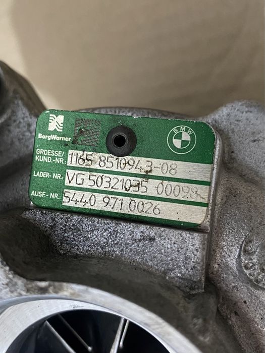 Turbina mica BMW Seria 3 4 5 6 7 X3 X4 X5 X6 3.0 313CP 40D biturbo