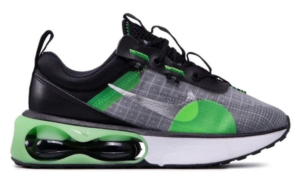 Оригинални Маратонки NIKE Air Max 2021 (Gs) Сиво-Зелени 36; 36.5