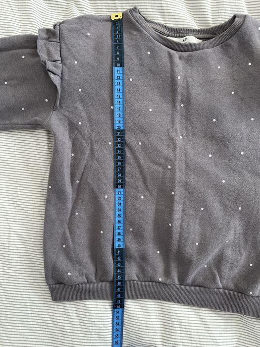 Bluza H&M fete 9-10 ani gri