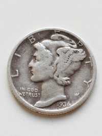 Monedă One Dime 1936