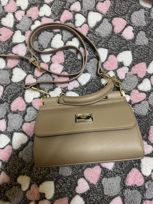 Коричневая сумка Dolce Gabbana