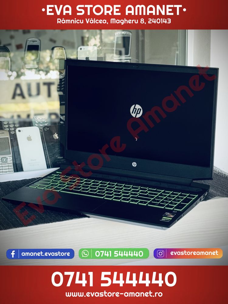 Laptop HP Pavilion Gaming AMD Ryzen 5 256GB 8GB RAM nVidia GTx 1050