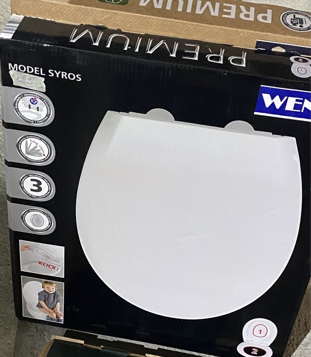 Тоалетна седалка WENKO 2в1 ,модел Syros