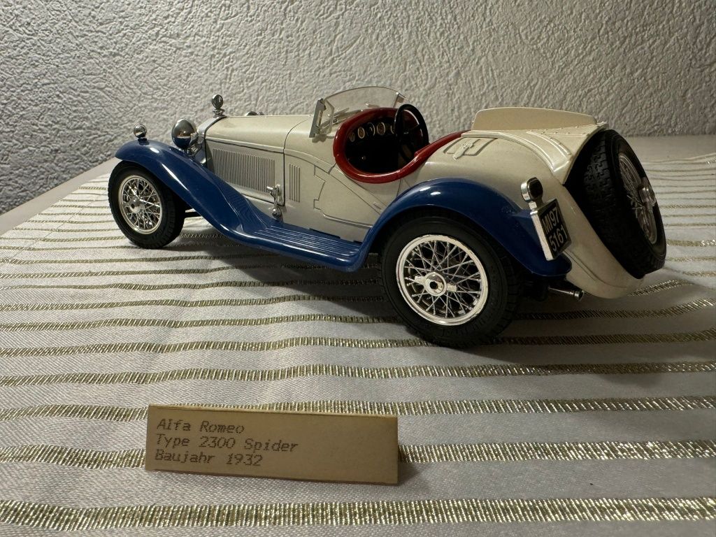Macheta Alfa romeo 1:18