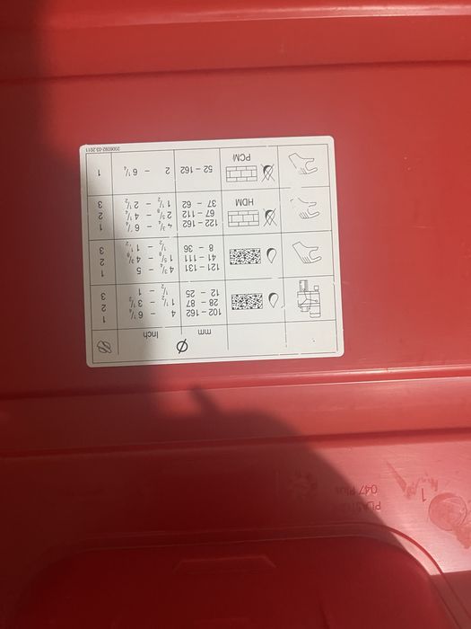 Vand cutie HILTI DD 150 U pentru carota
