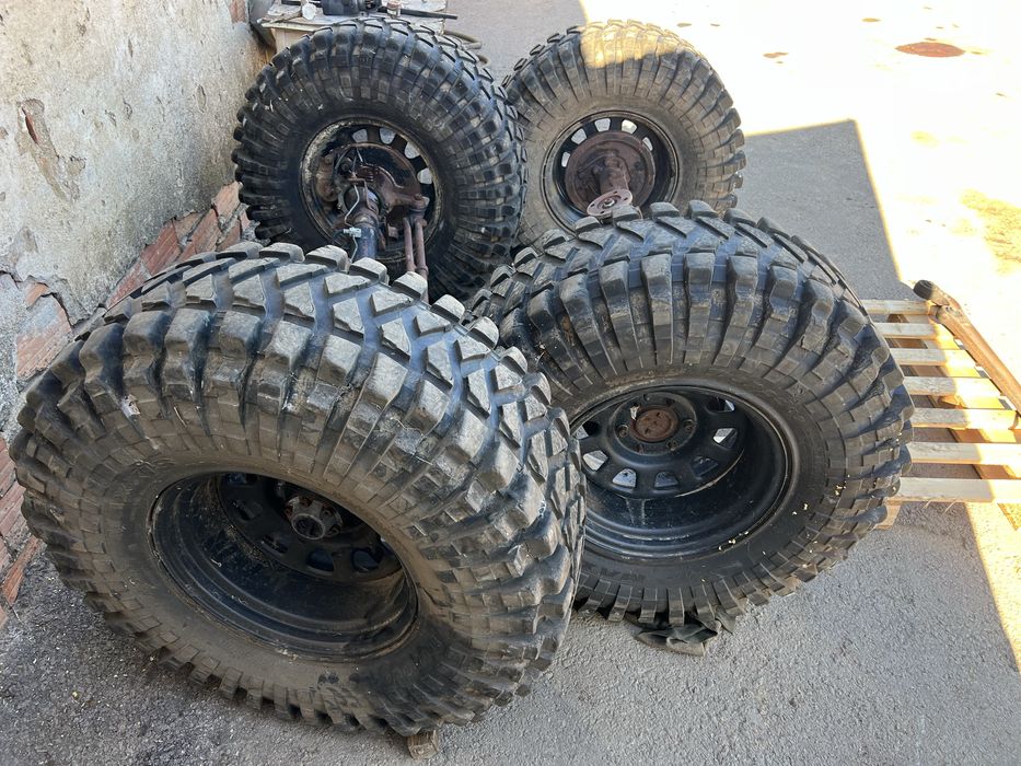 Гуми 40х13.5 р17 с джанти 10ж -44