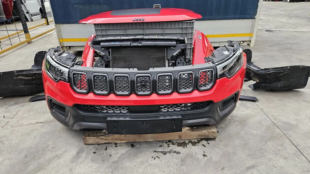 Fata completa jeep compass 2 facelift trailhawk dupa 2020 faruri full led senzori parcare 1.3 benz hybrid